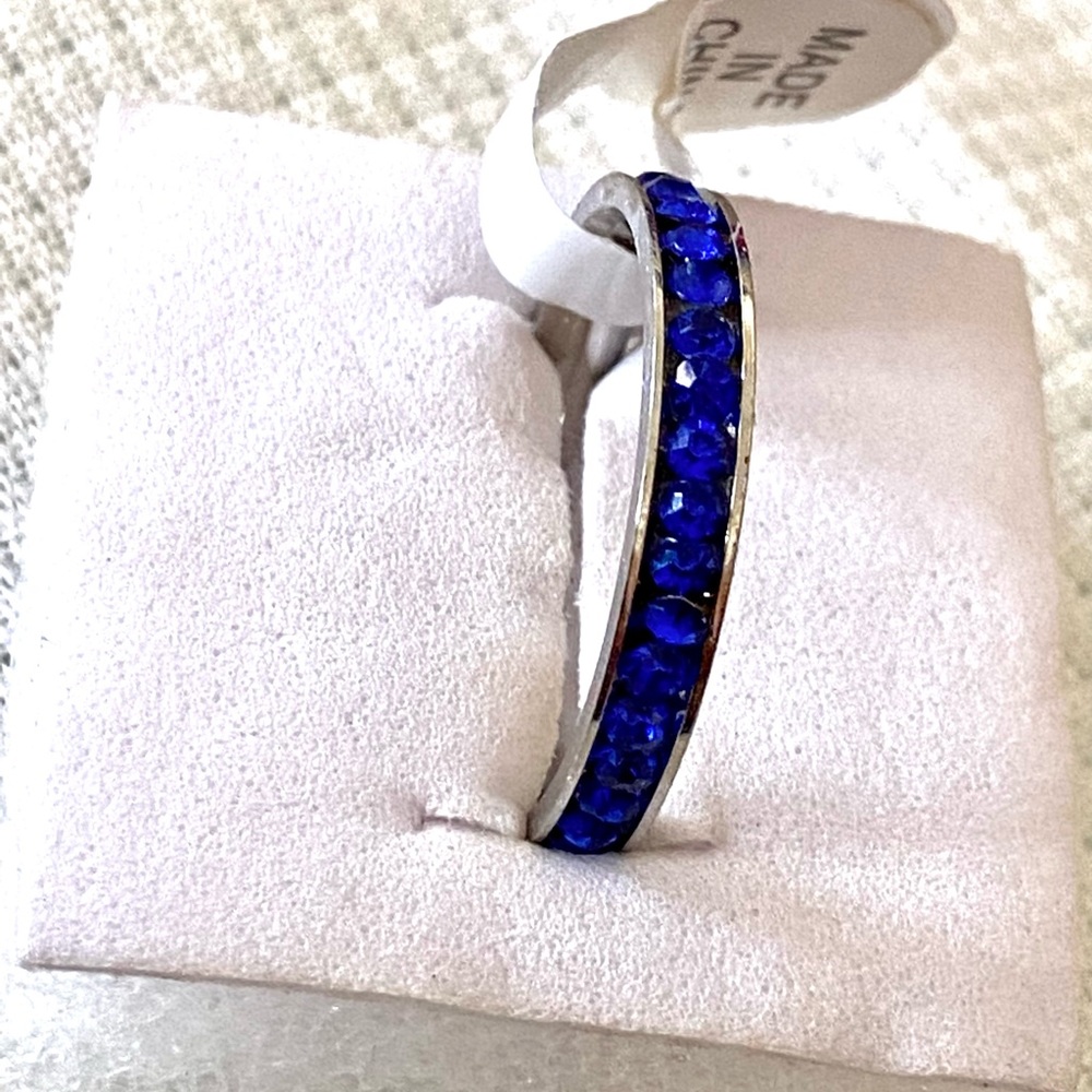 🔥 Blue Sapphire ring.❤️💕🎁 - Picture 3 of 4